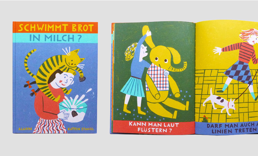 Німецька книжка «Чи плаває хліб у молоці?» видавництво ALADIN Verlag