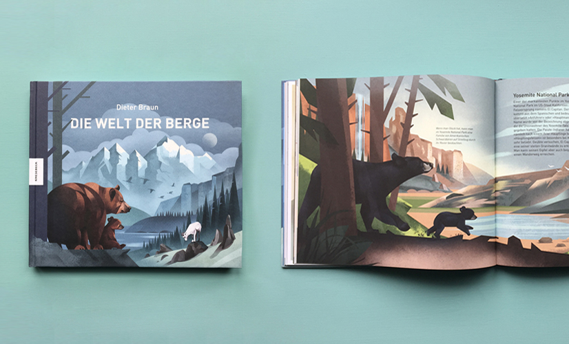 Німецька книжка «Гірський світ» (видавництво Knesebeck Verlag)